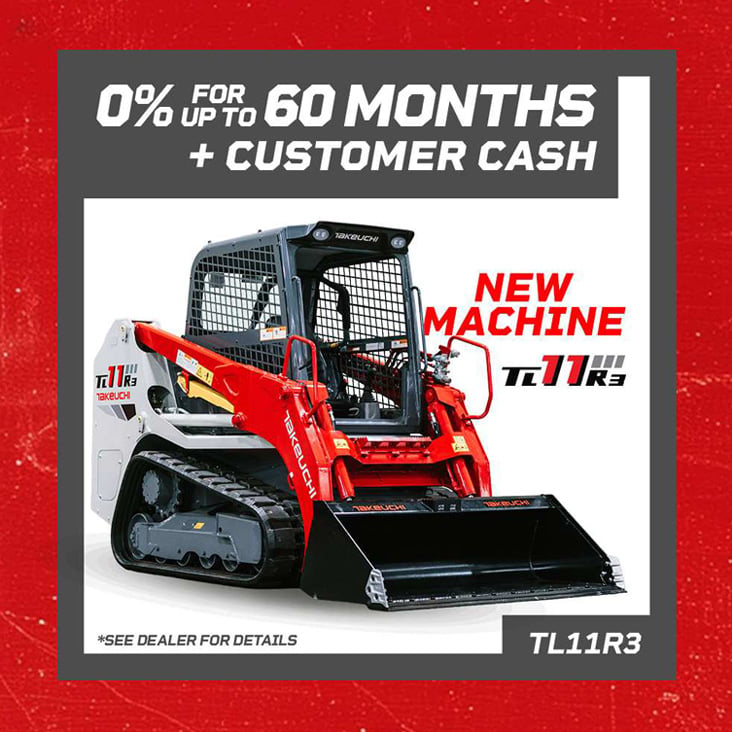 Takeuchi New Machine TL11R3